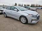 2019 Hyundai Elantra Se Silver vin: 5NPD74LF5KH413784