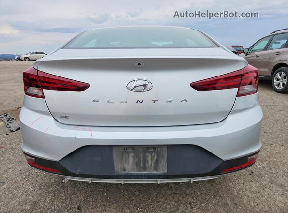 5NPD74LF5KH413784 2019 HYUNDAI ELANTRA Silver Rear view