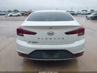 2019 Hyundai Elantra Se White vin: 5NPD74LF5KH496424