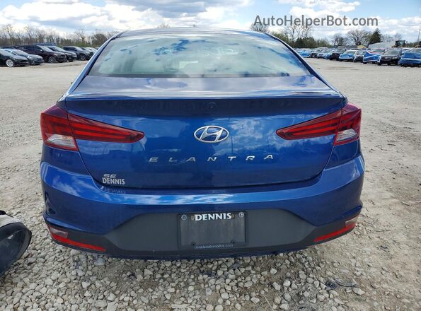 5NPD74LF5LH590563 2020 HYUNDAI ELANTRA Синий Вид сзади