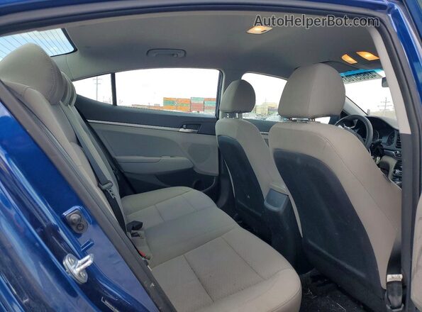 5NPD74LF5LH590563 2020 HYUNDAI ELANTRA Синий Вид задних сидений