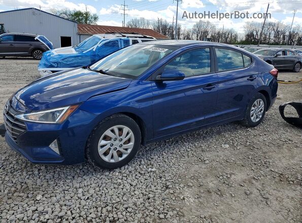 5NPD74LF5LH590563 2020 HYUNDAI ELANTRA Синий Передняя левая четверть