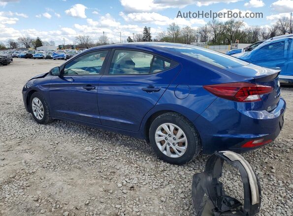5NPD74LF5LH590563 2020 HYUNDAI ELANTRA Синий Задняя левая четверть