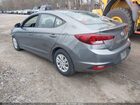 2019 Hyundai Elantra Se Gray vin: 5NPD74LF6KH473279