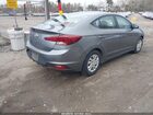 2019 Hyundai Elantra Se Gray vin: 5NPD74LF6KH473279