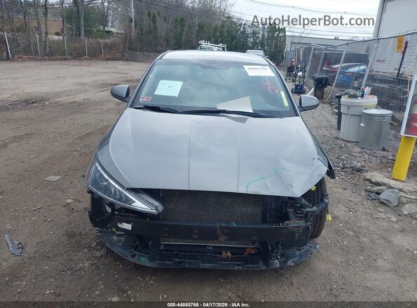 5NPD74LF6KH473279 2019 HYUNDAI ELANTRA Gray ხელსაწყოთა პანელის ხედი