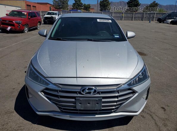 5NPD74LF7KH480676 2019 HYUNDAI ELANTRA Silver Vista frontal