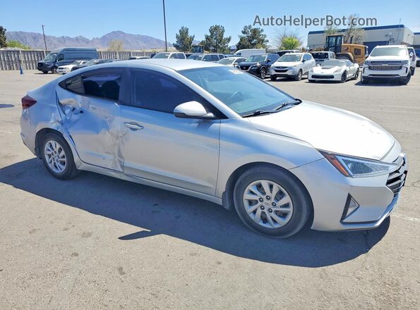5NPD74LF7KH480676 2019 HYUNDAI ELANTRA Silver Delantero derecho