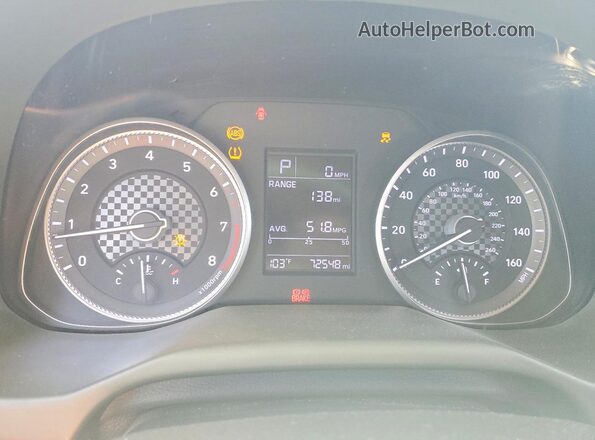 5NPD74LF7KH480676 2019 HYUNDAI ELANTRA Silver Vista del cuadro de instrumentos