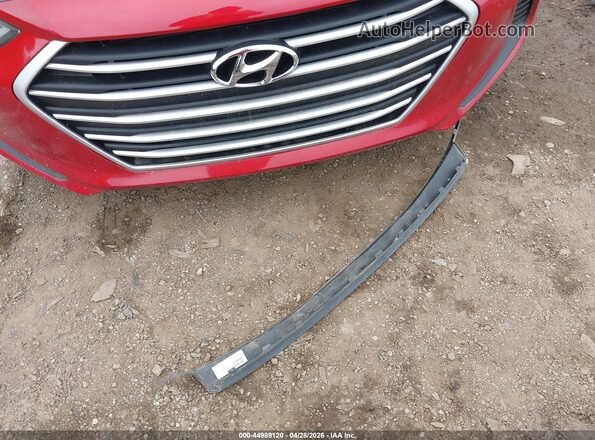 5NPD74LF8JH264592 2018 HYUNDAI ELANTRA Красный Вид спереди