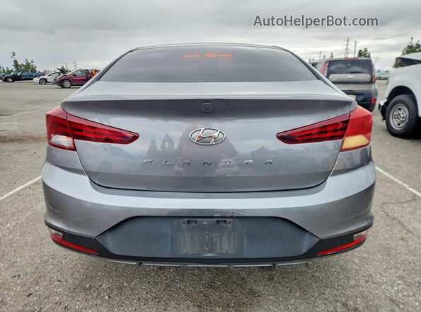 5NPD74LF8KH406604 2019 HYUNDAI ELANTRA Gray Vista trasera
