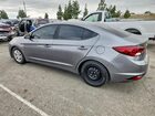 2019 Hyundai Elantra Se Gray vin: 5NPD74LF8KH406604