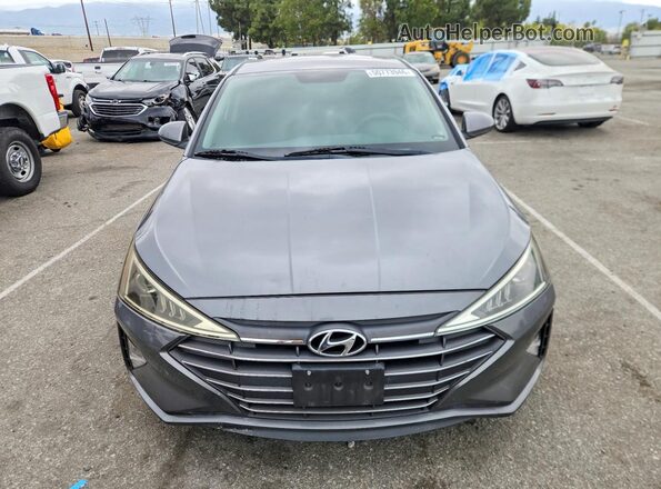 5NPD74LF8KH406604 2019 HYUNDAI ELANTRA Gray Vista frontal