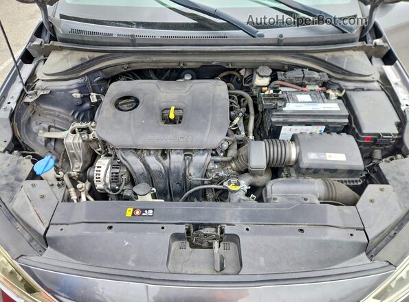 5NPD74LF8KH406604 2019 HYUNDAI ELANTRA Gray Vista interior trasera