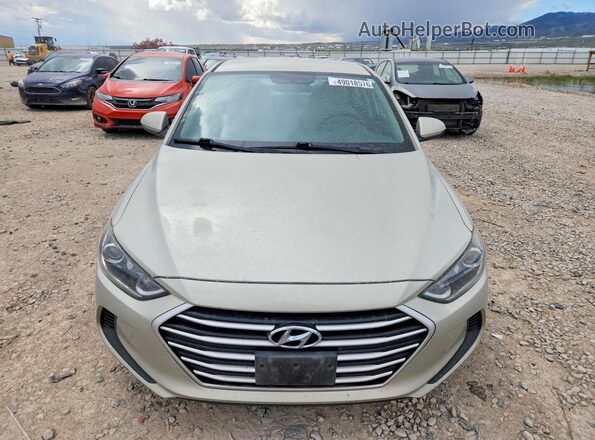 5NPD74LF9HH148652 2017 HYUNDAI ELANTRA Silver Front view
