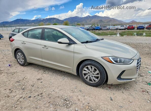 5NPD74LF9HH148652 2017 HYUNDAI ELANTRA Silver Front right