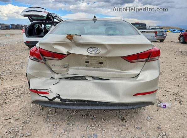 5NPD74LF9HH148652 2017 HYUNDAI ELANTRA Silver Rear view