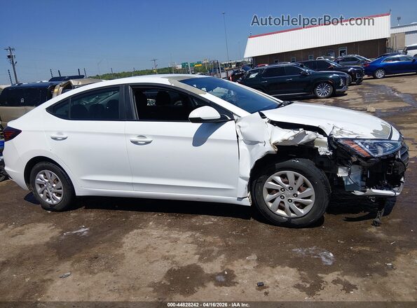 5NPD74LF9KH485703 2019 HYUNDAI ELANTRA Белый Вид задней части салона