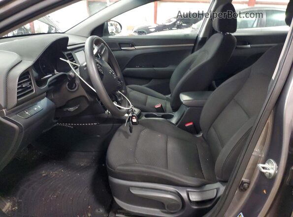 5NPD74LF9LH527658 2020 HYUNDAI ELANTRA Серый Вид салона спереди