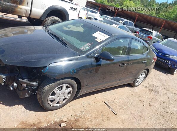 5NPD74LF9LH616629 2020 HYUNDAI ELANTRA Black Widok wnętrza 360 stopni