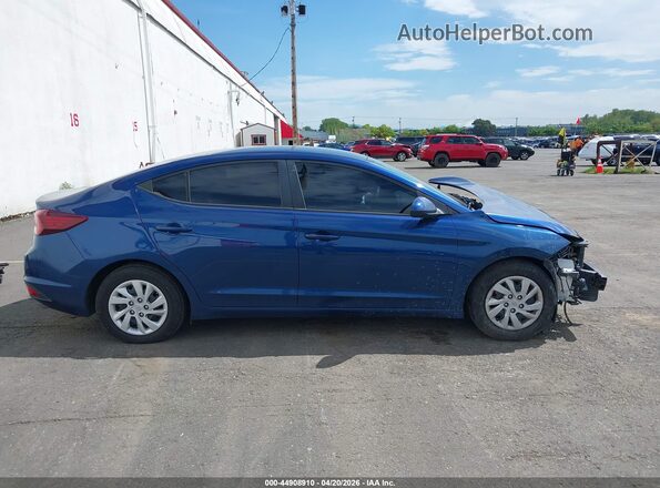 5NPD74LFXKH482955 2019 HYUNDAI ELANTRA Blue Widok wnętrza 360 stopni