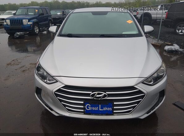 5NPD84LF0HH004923 2017 HYUNDAI ELANTRA Silver Սարքավորումների վահանակի տեսք