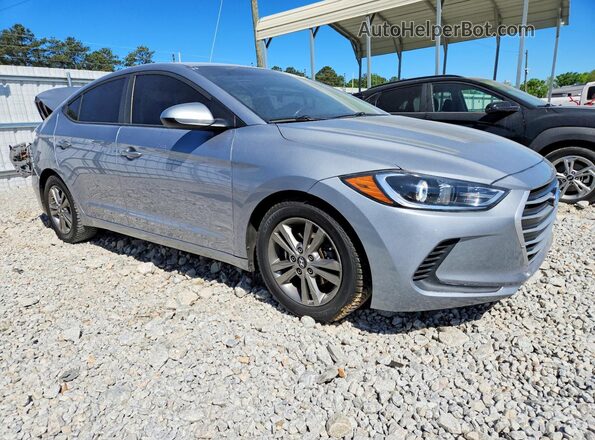 5NPD84LF0HH107498 2017 HYUNDAI ELANTRA Серебряный Передняя правая четверть