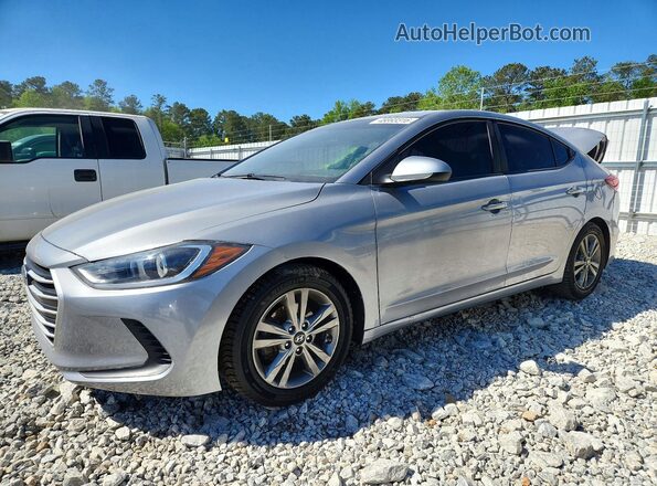 5NPD84LF0HH107498 2017 HYUNDAI ELANTRA Серебряный Передняя левая четверть