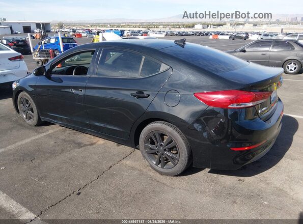 5NPD84LF0JH307111 2018 HYUNDAI ELANTRA Черный Задняя левая четверть