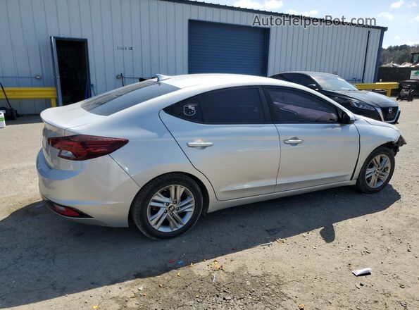 5NPD84LF0KH419263 2019 HYUNDAI ELANTRA Серебряный Задняя правая четверть