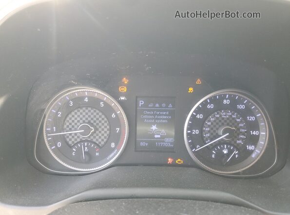 5NPD84LF0KH419263 2019 HYUNDAI ELANTRA Серебряный Вид щитка приборов