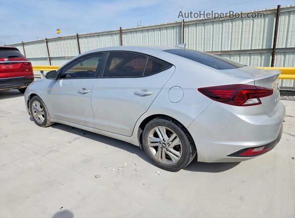 5NPD84LF0KH433082 2019 HYUNDAI ELANTRA Серебряный Задняя левая четверть