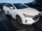 2019 Hyundai Elantra Sel White vin: 5NPD84LF0KH478880