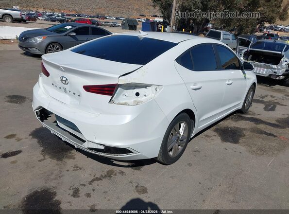 5NPD84LF0KH492987 2019 HYUNDAI ELANTRA White Հետևի աջ