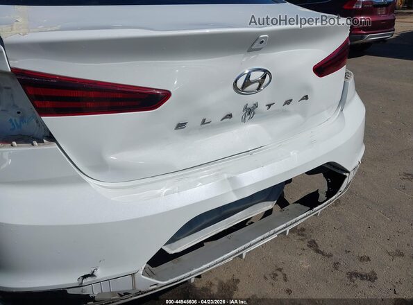 5NPD84LF0KH492987 2019 HYUNDAI ELANTRA White Դիմացի տեսք