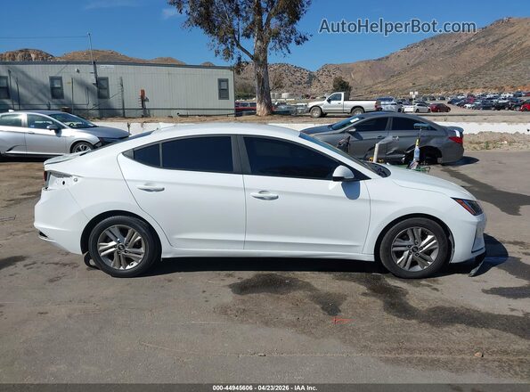 5NPD84LF0KH492987 2019 HYUNDAI ELANTRA White Սալոնի հետևի տեսք