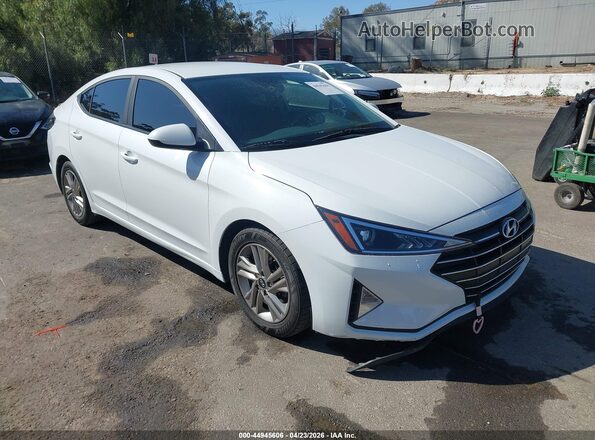 5NPD84LF0KH492987 2019 HYUNDAI ELANTRA White Առջևի աջ