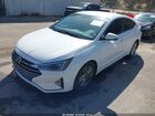 2019 Hyundai Elantra Sel White vin: 5NPD84LF0KH492987