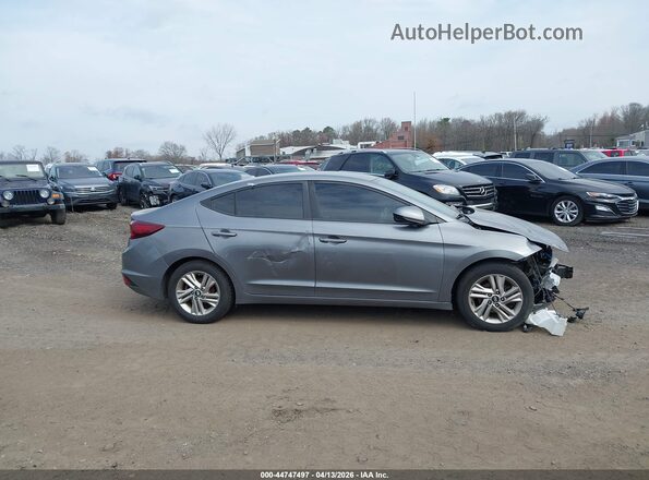 5NPD84LF0LH522698 2020 HYUNDAI ELANTRA Gray Widok wnętrza z tyłu