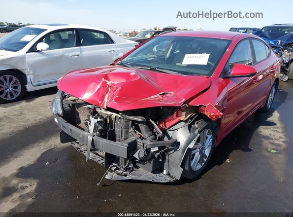 5NPD84LF0LH568256 2020 HYUNDAI ELANTRA Красный Вид спереди