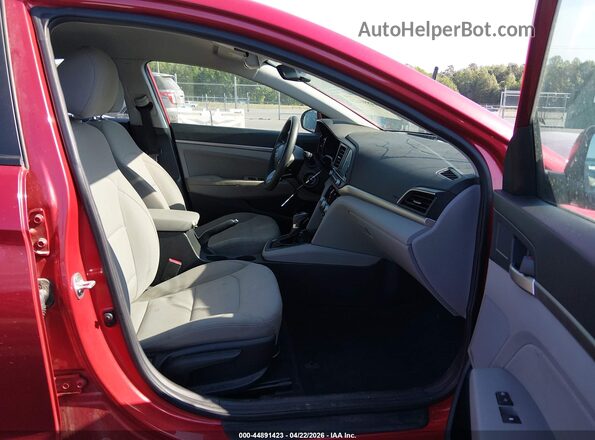 5NPD84LF0LH568256 2020 HYUNDAI ELANTRA Красный Вид салона спереди