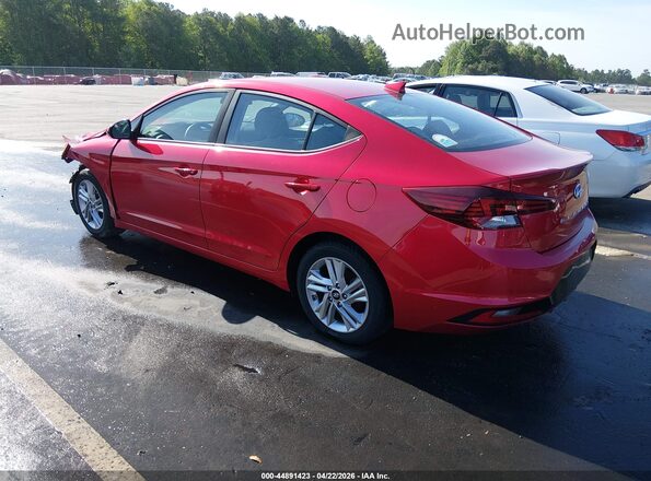 5NPD84LF0LH568256 2020 HYUNDAI ELANTRA Красный Задняя левая четверть