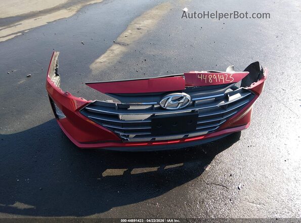 5NPD84LF0LH568256 2020 HYUNDAI ELANTRA Красный Вид щитка приборов
