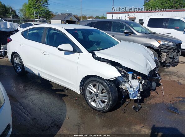 5NPD84LF0LH580293 2020 HYUNDAI ELANTRA White Przód prawy