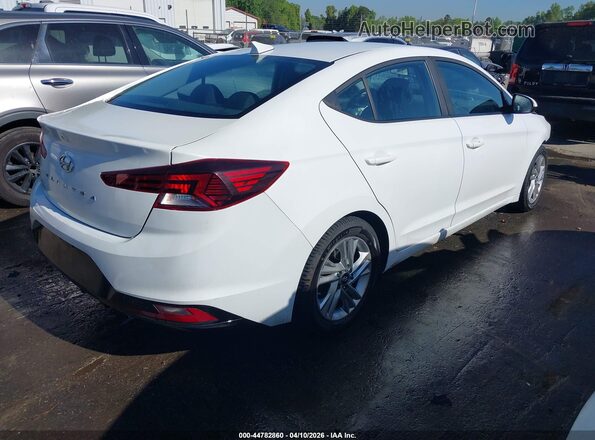 5NPD84LF0LH580293 2020 HYUNDAI ELANTRA White Tył prawy
