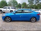2017 Hyundai Elantra Limited Blue vin: 5NPD84LF1HH039826