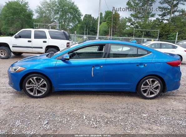 5NPD84LF1HH039826 2017 HYUNDAI ELANTRA Blue Widok wnętrza 360 stopni