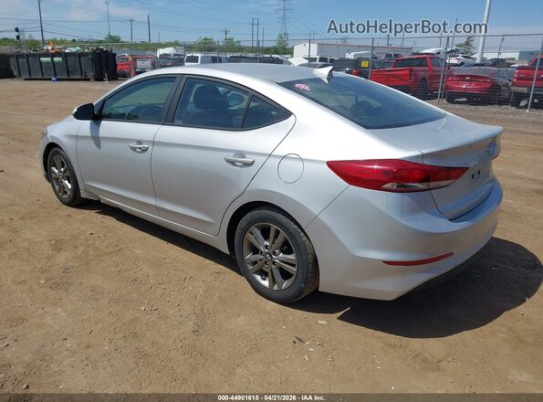 5NPD84LF1HH158489 2017 HYUNDAI ELANTRA Silver Trasero izquierdo