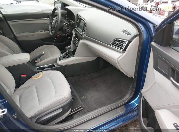 5NPD84LF1JH230104 2018 HYUNDAI ELANTRA Blue Vista interior delantera
