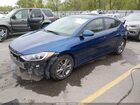 2018 Hyundai Elantra Sel Blue vin: 5NPD84LF1JH230104